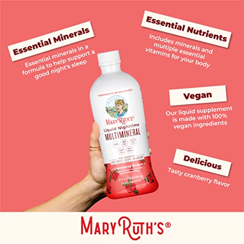 MaryRuth's Liquid Morning Multivitamin Essentials+ | Vitamin A C D E B6 B12 Biotin Zinc | Mens Womens Multivitamin | Immune Support | Beauty | Sugar Free | Vitamins for Ages 1+ | Vegan | 32 Fl Oz