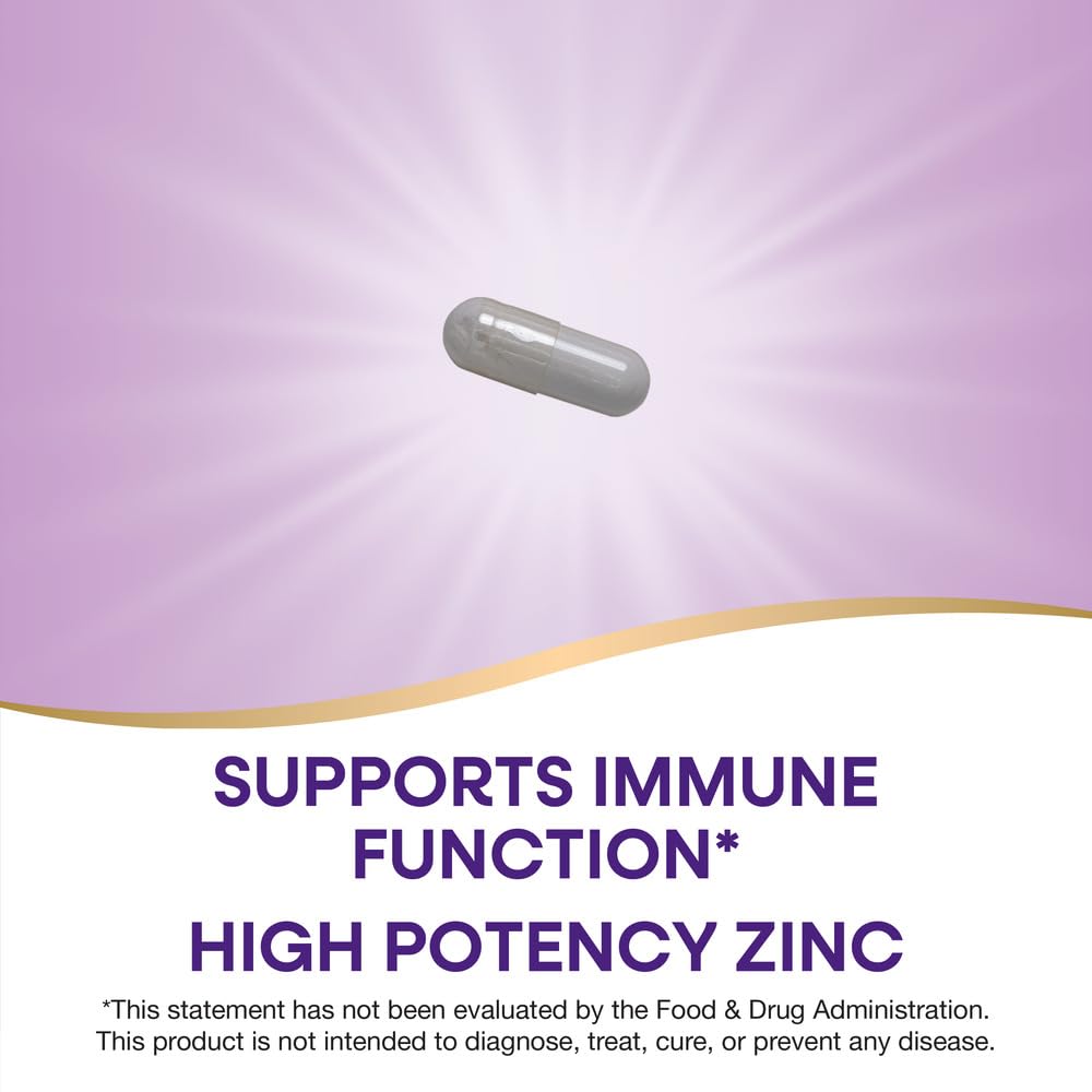 Nature's Way Zinc Chelate, Supports Immune Function*, 30 mg per Serving, 100 Capsules (Packaging May Vary) (Pack of 2)