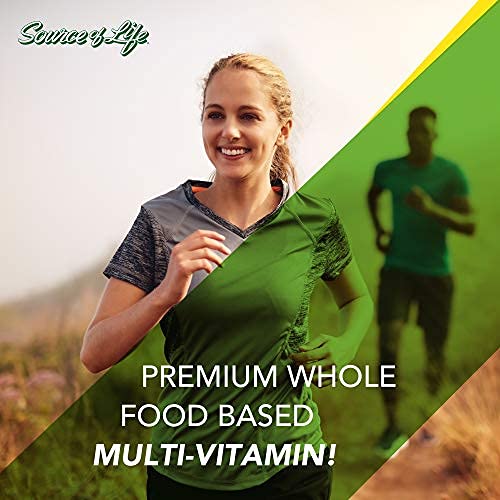 Natures Plus Source of Life Prenatal - 800 mcg Folate, 90 Vegetarian Tablets - All Natural Prenatal Vitamin & Minerals with Iron & Calcium - Optimal Health & Energy - Gluten-Free - 45 Servings