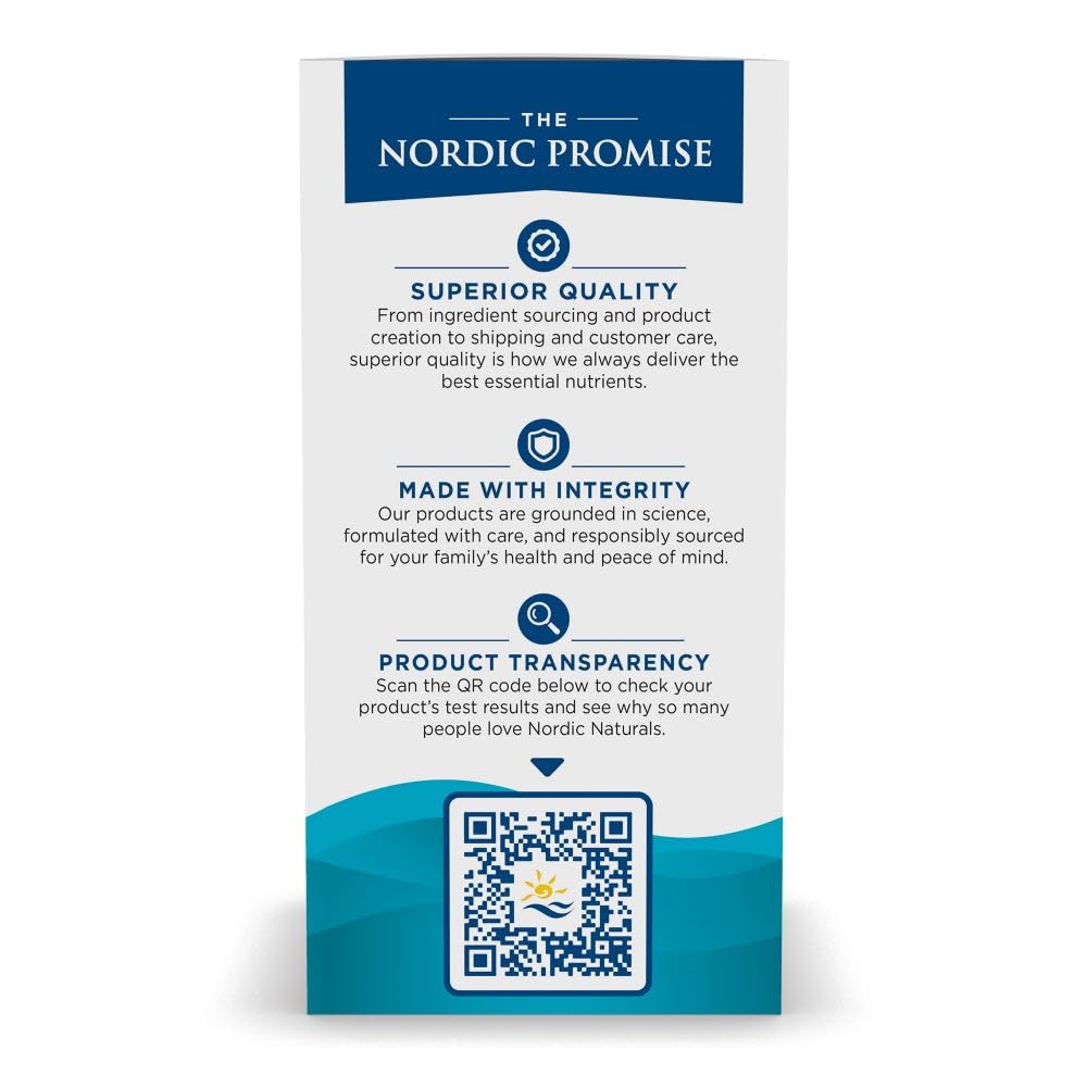Pre-Order | Arrives in 5–10 Days – Nordic Naturals Ultimate Omega, Lemon Flavor - 120 Soft Gels - 1280 mg Omega-3 - High-Potency Fish Oil Supplement with EPA & DHA - Promotes Brain & Heart Health - Non-GMO - 60 Servings