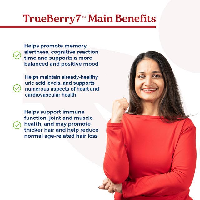 NatureCity True-Berry-7 Super Polyphenol Fruit Blend Drink Mix - Immune Support Supplement with Organic Elderberry Extract Antioxidants Supplement - 7 Scientifically Backed Ingredients (30 Servings)