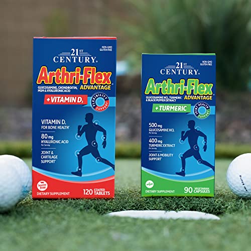 21st Century Arthri-Flex Advantage + Vitamin D3, 120 Coated Tablets