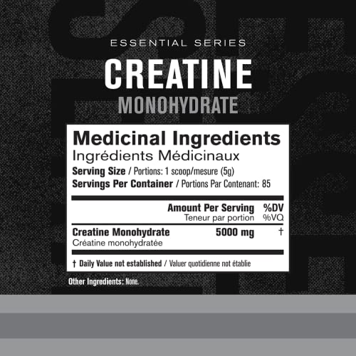 Pre-Order | Arrives in 5–10 Days – Creatine Monohydrate Powder 425g - Creatine Supplement for Muscle Growth, Increased Strength, Enhanced Energy Output and Improved Athletic Performance by Jacked Factory - 85 Servings, Unflavored
