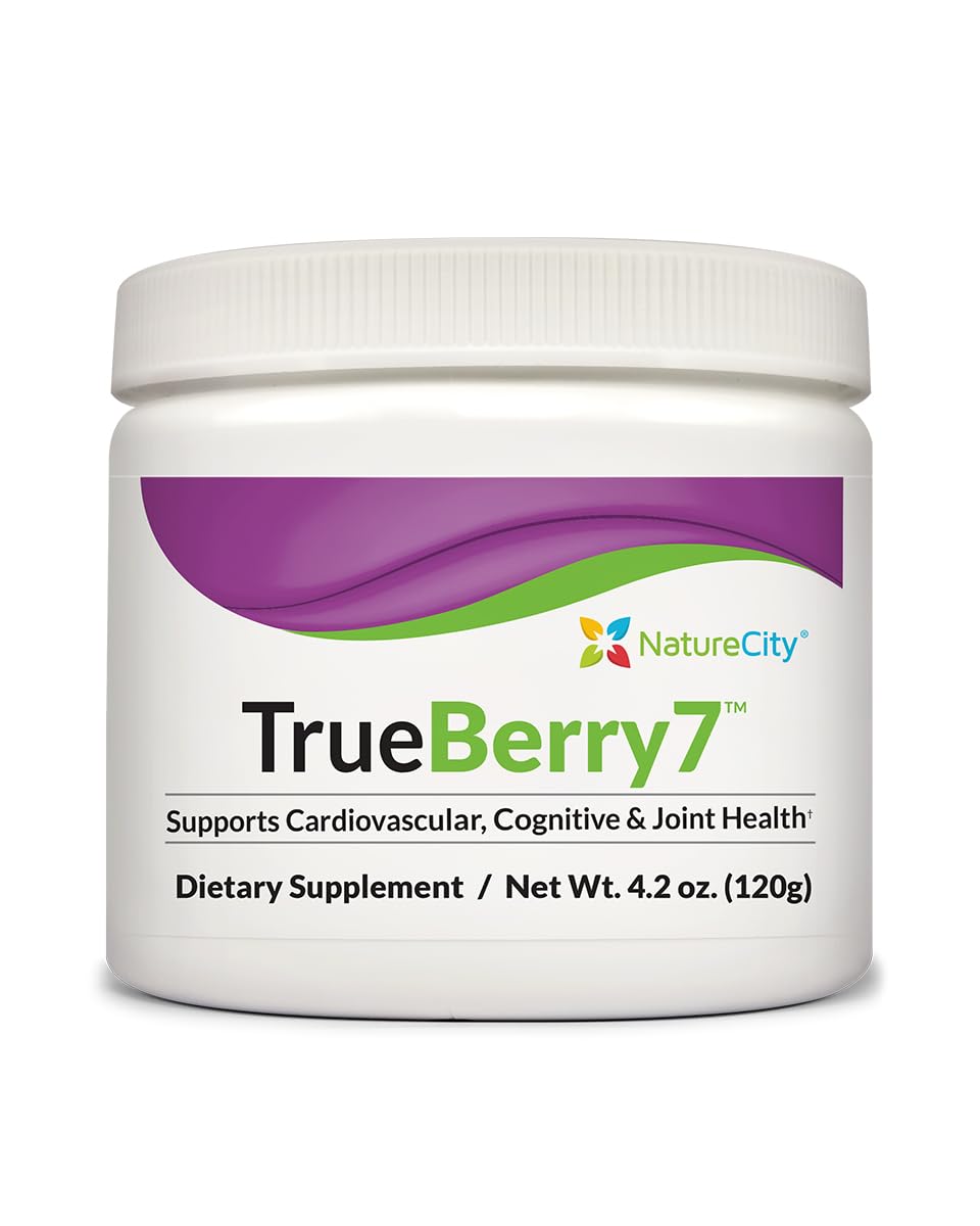 NatureCity True-Berry-7 Super Polyphenol Fruit Blend Drink Mix - Immune Support Supplement with Organic Elderberry Extract Antioxidants Supplement - 7 Scientifically Backed Ingredients (30 Servings)