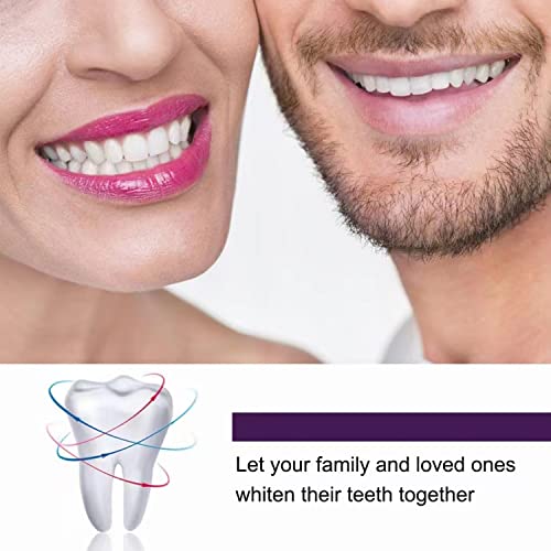 Purple Toothpaste, Foam Toothpaste for Teeth Whitening, Whitening Toothpaste for Teeth Cleaning, Deeply Cleaning Gums,Stain Removal, Brightness and Reduce Yellowing
