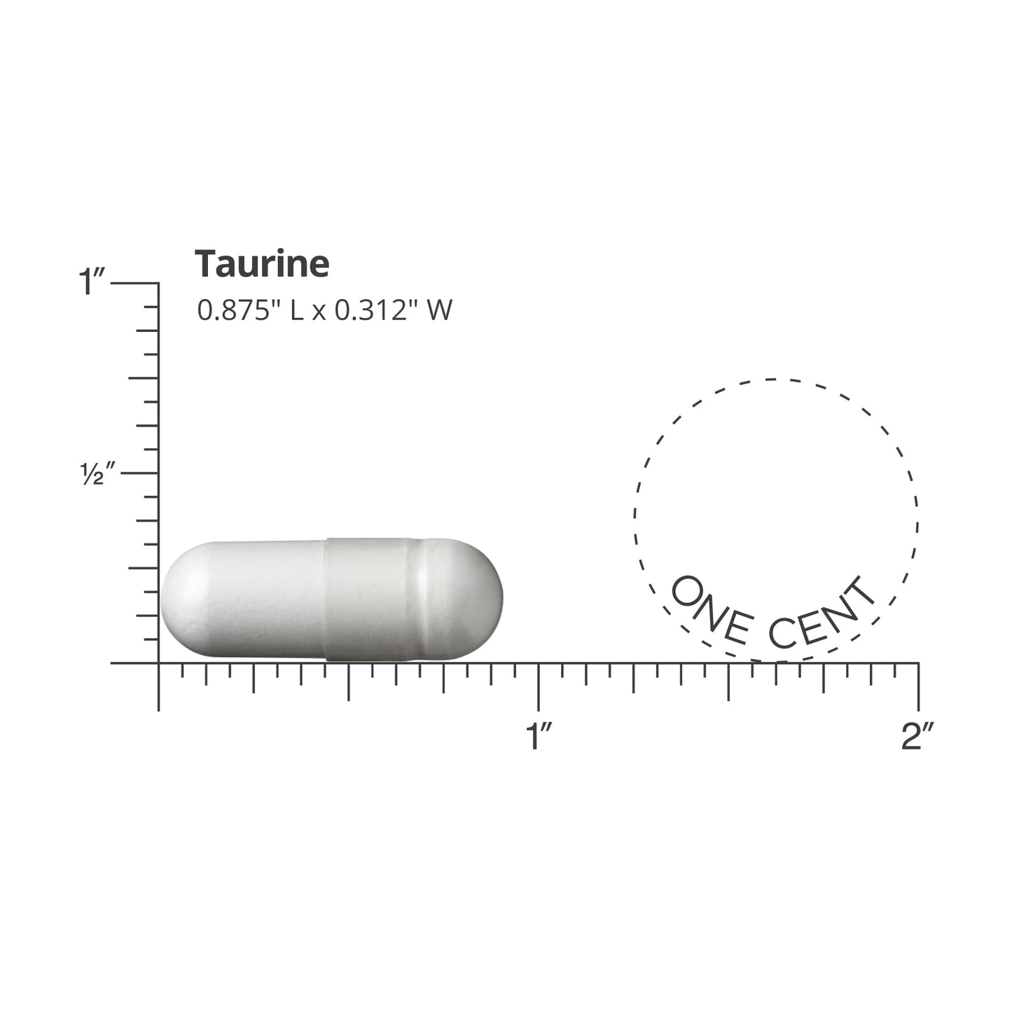 DOCTORS' PREFERRED Taurine Supplement - 1,000 mg/Serving | 60 Vegan Capsules