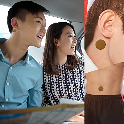 Motion Sickness Patches, 40 Counts Anti Nausea Sea Sickness Patch, Relieve Nausea, Dizziness Resulted from Travel of Cars, Ships, Airplanes (40)