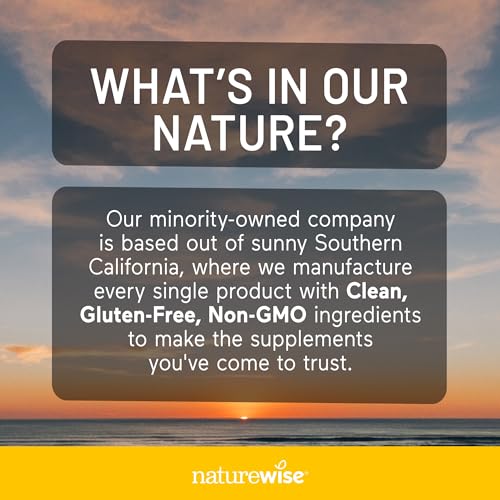NatureWise Vegan Vitamin D3 + K2 - Organic D3 5000IU + Natural Vitamin K2 100mcg - Bone Support - High Absorption with Organic Cold-Pressed Olive Oil - Non-GMO