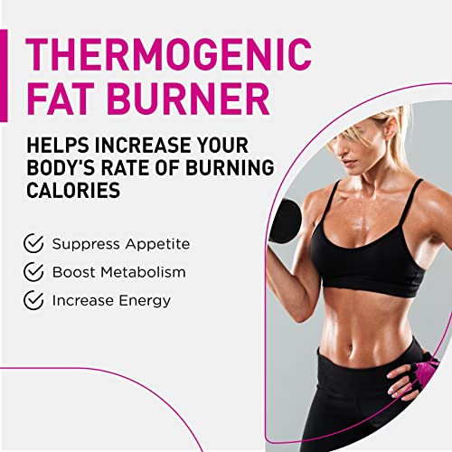 Natural Diet Pills that Work Fast for Women-Best Appetite Suppressant Weight Loss Pills for Women-Thermogenic Belly Fat Burner-Carb Blocker-Metabolism Booster Energy Pills-Weight Loss Supplements