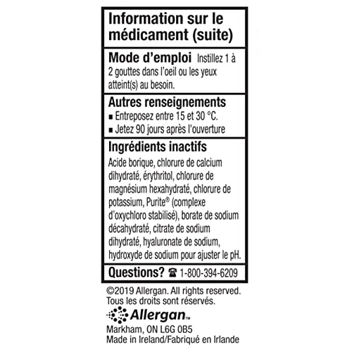 REFRESH OPTIVE FUSION Ophthalmic Solution, Dual-Action Formula, Dry Eye Relief, Contact Lens Compatible, 2X10ml