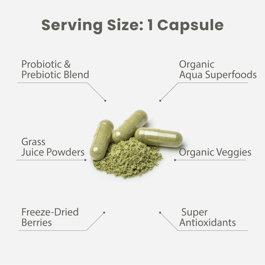Paradise Herbs Earth's Blend Women's Once Daily Multivitamin with Iron, 48 Organic Superfoods, Probiotics, Antioxidants, Vitamins A, B12, C, D, K2, 120 Capsules