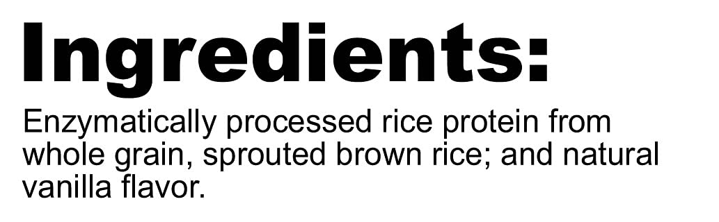 NutriBiotic – Vanilla Rice Protein, 1 Lb 5 Oz (600g) | Low Carb, Keto-Friendly, Vegan, Raw Protein Powder | Grown & Processed Without Chemicals, GMOs or Gluten | Easy to Digest & Nutrient-Rich
