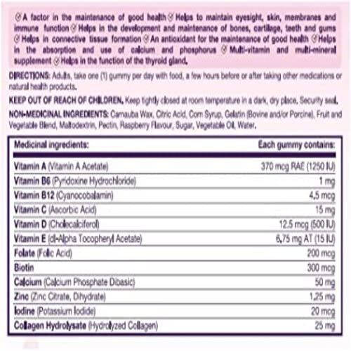 Nature's Bounty Women's Multivitamin, Helps Maintain Good Health, 70 Gummies