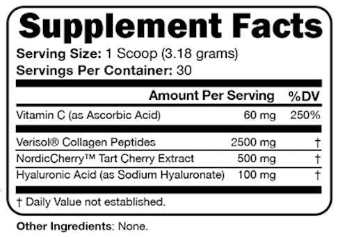 Collagen Beauty Powder™ By Suzy Cohen (3.3 oz) Anti Aging Hydrolyzed Protein Collagen Powder Type I and III for Supple Skin, Shiny Hair & Strong Nails- Unflavored Powder Drink with Verisol- Made in US