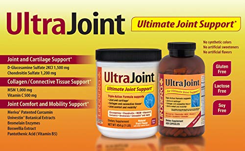 Lindberg Joint Support Supplement for Men and Women | 210 Capsules | with Turmeric, MSM, Glucosamine, Chondroitin, Boswellia Extract | Triple Action Complex Blend | Non-GMO, Gluten Free