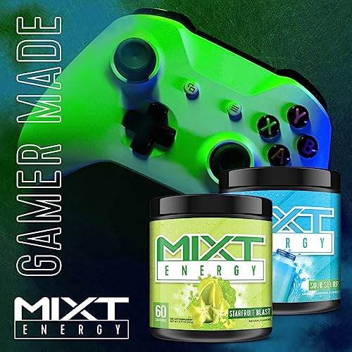 MIXT Energy Supplement, Designed for Energy and Focus, 8 Hour Energy Drink, No Sugar, No Calories, Awesome Taste, Gaming Energy, Keto Approved (60 Servings, Fruit Punch