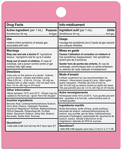 Ovol Drops - Fast, gentle Infant Colic Relief, 15mL