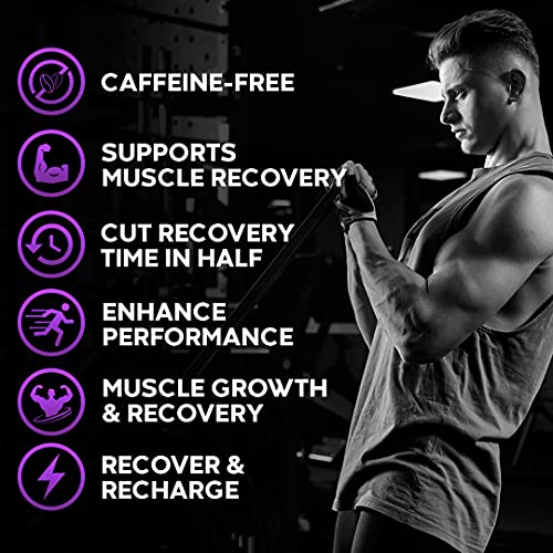 Recharged BCAA/EAA Supplement | Purple Haze Grape Amino Acids Intra Workout Powder For Workout Muscle Recovery | 30 Serves | L-Leucine, L-Isoleucine, Electrolytes & AstraGin - Sugar Free Powder For Workout Muscle Recovery | 30 Serves | L-Leucine, L-Isoleu