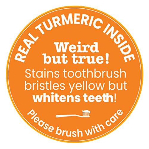 Himalaya Botanique Whitening Antiplaque Toothpaste with Turmeric + Coconut Oil for Brighter Teeth, Fluoride Free & SLS Free, Vegan, 113 g (4 oz), 2 Pack