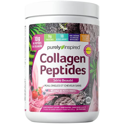 Pre-Order | Arrives in 5–10 Days – Collagen Powder, Purely Inspired Collagen Peptides Powder, Beauty, Supports Skin, Hair and Nail, Joint Pain Support, Mixed Berry, 20 Servings