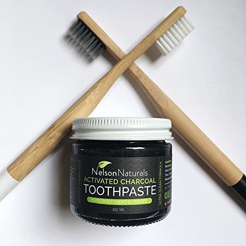 Nelson Naturals Activated Charcoal Peppermint Toothpaste 93g