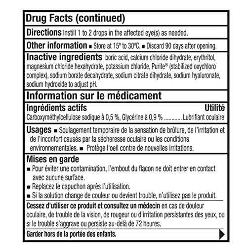REFRESH OPTIVE FUSION Ophthalmic Solution, Dual-Action Formula, Dry Eye Relief, Contact Lens Compatible, 2X10ml