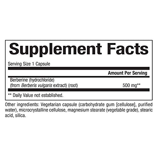 Natural Factors - WellBetX Berberine 500 mg, 120 capsules