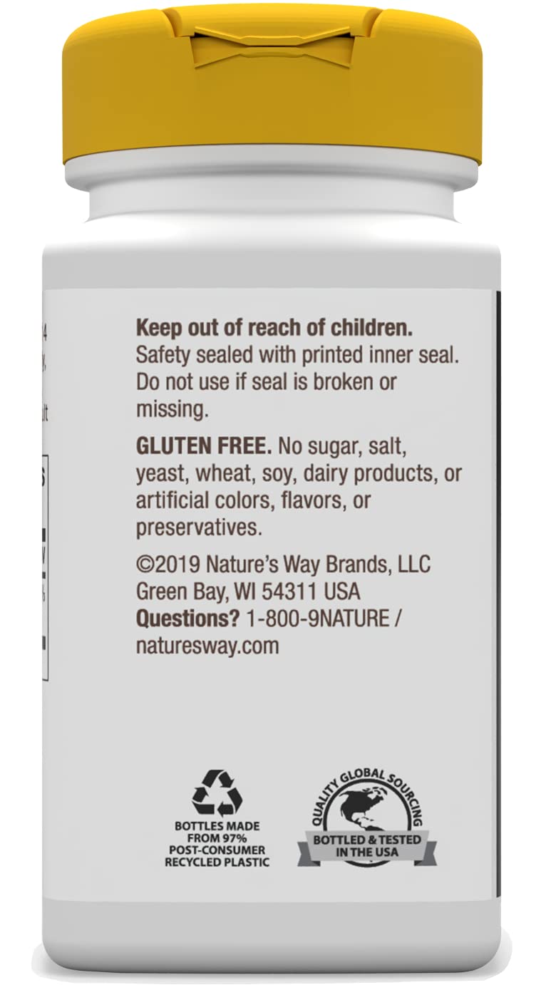 Nature's Way Zinc Chelate, Supports Immune Function*, 30 mg per Serving, 100 Capsules (Packaging May Vary) (Pack of 2)