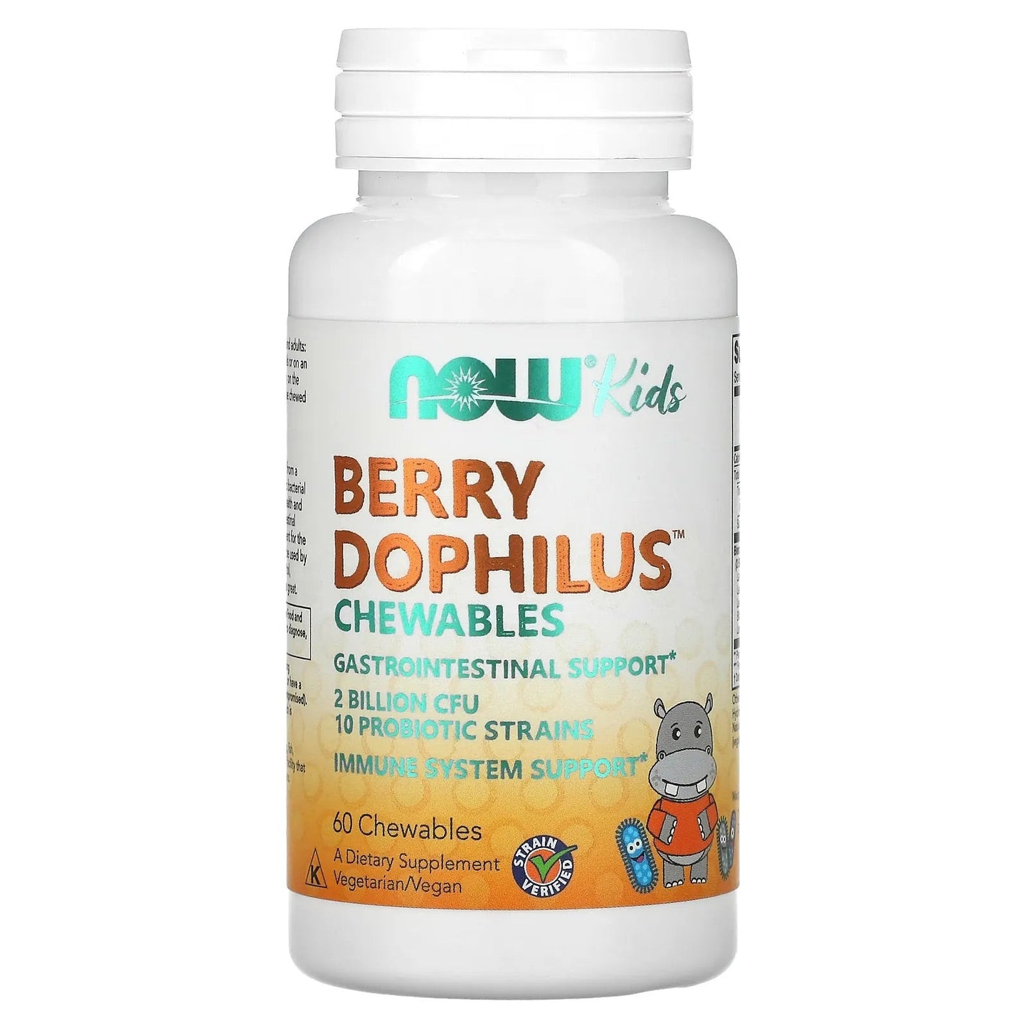 NOW Foods
Berry Dophilus, Kids, 2 Billion, 60 Chewables