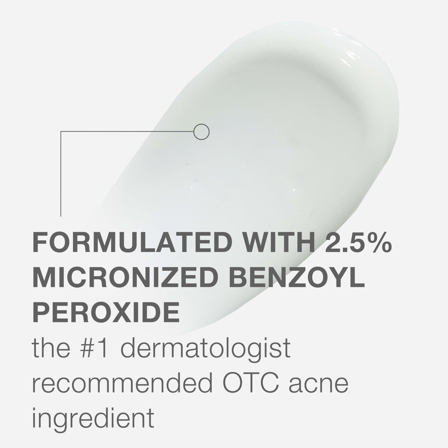 Neutrogena Stubborn Acne AM Face Treatment with 2.5% Micronized Benzoyl Peroxide Acne Medication, Oil-Free Daily Facial Treatment Reduces Size & Redness of Breakouts, Paraben-Free, 2.0 oz