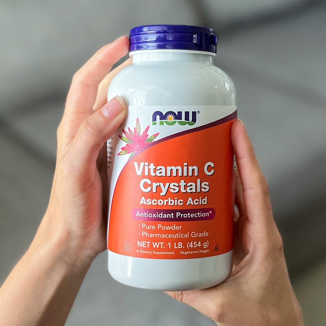 NOW Foods Supplements, Vitamin C Crystals (Ascorbic Acid) Powder , Antioxidant Protection*, 1-Pound
