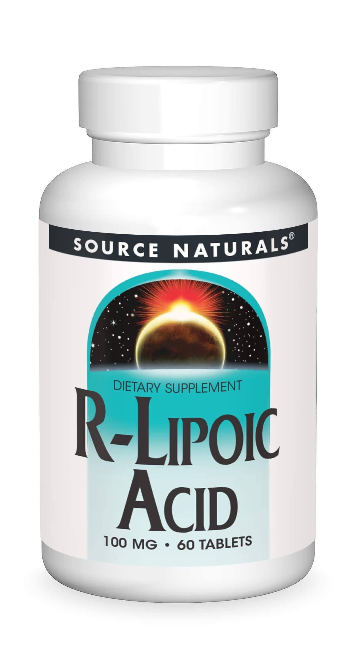 Pre-Order | Arrives in 5–10 Days – Source Naturals R-Lipoic Acid, 100mg - 60 Tablets