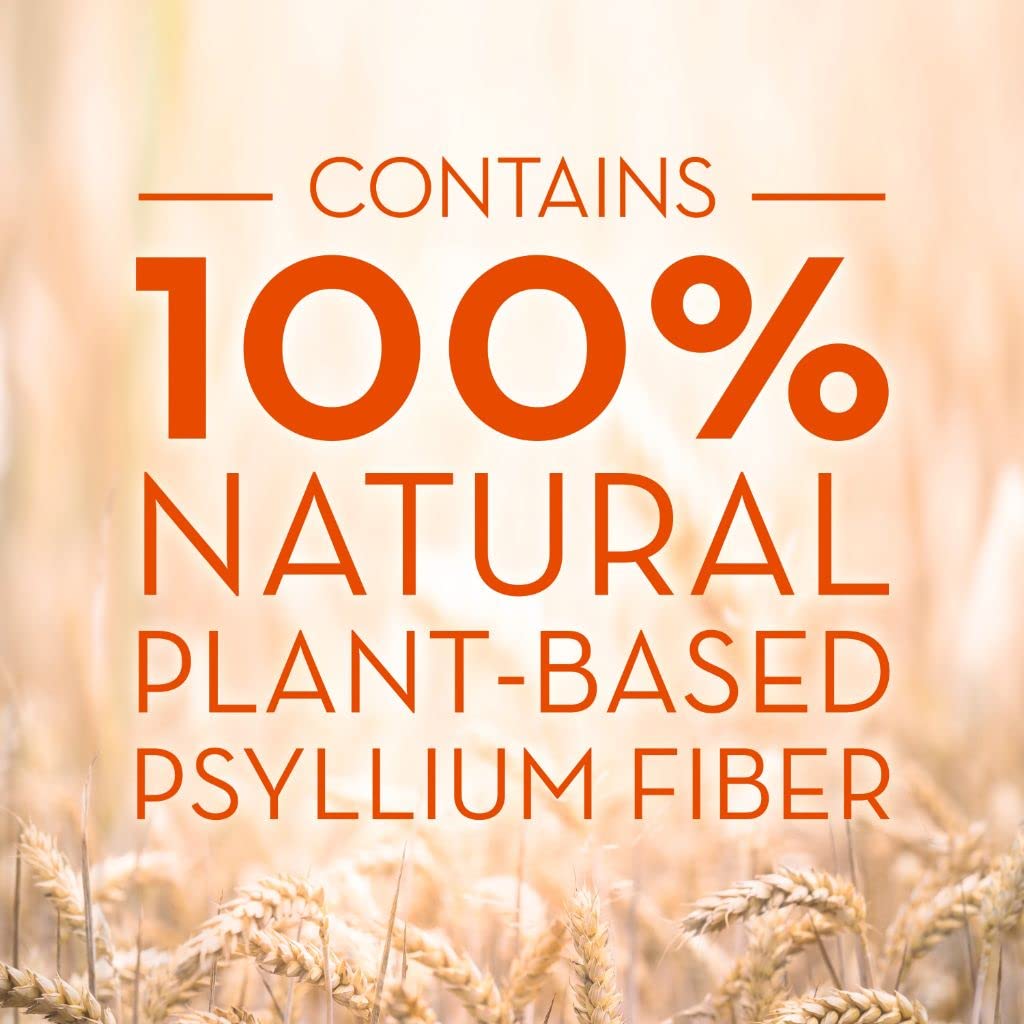 Metamucil Psyllium Sugar-Free Super Fiber Powder, Orange, 10 oz