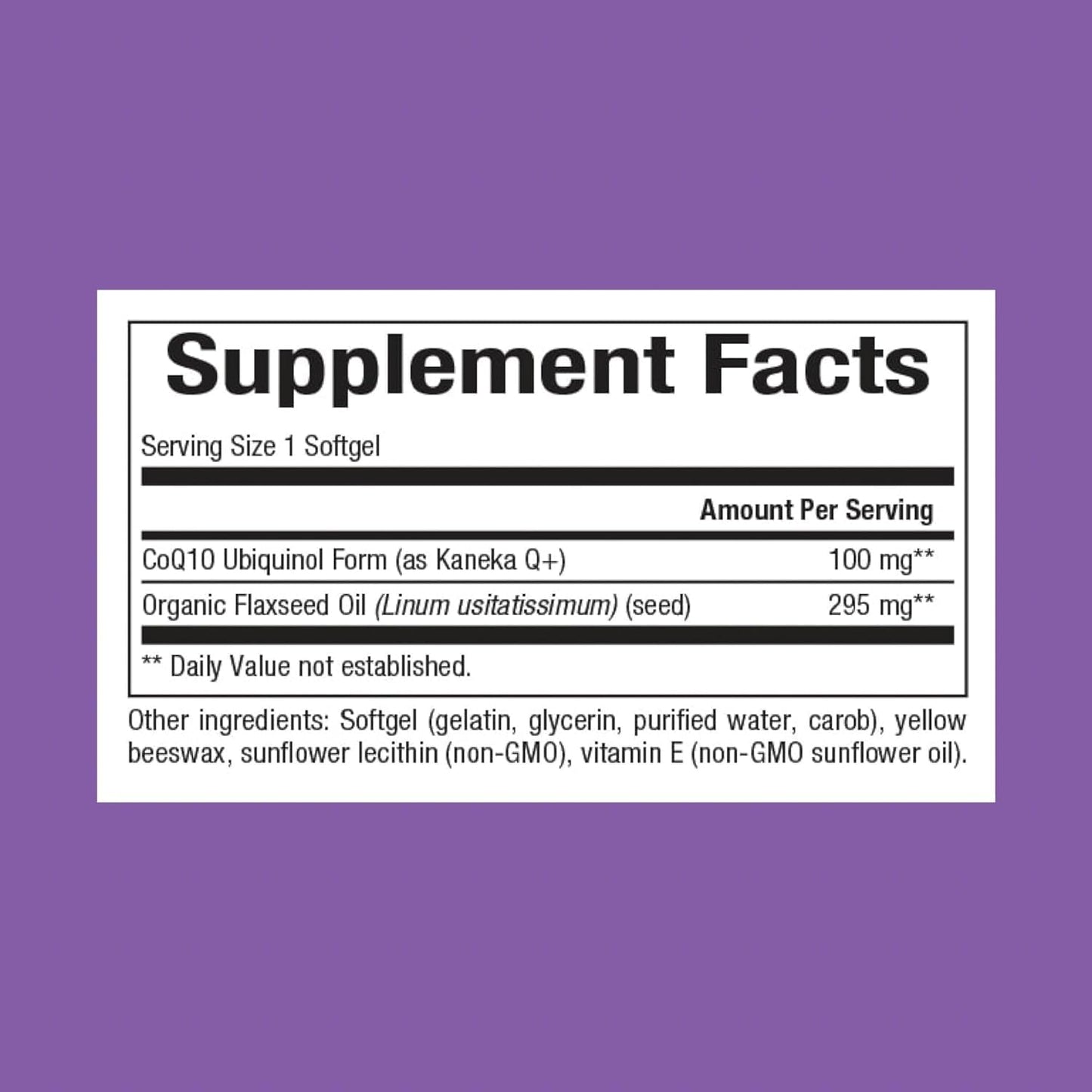 Natural Factors Ubiquinol Active CoQ10 100 mg, High-Absorption Coenzyme Q10 Supplement for Energy, Heart and Cognitive Support, 120 Softgels