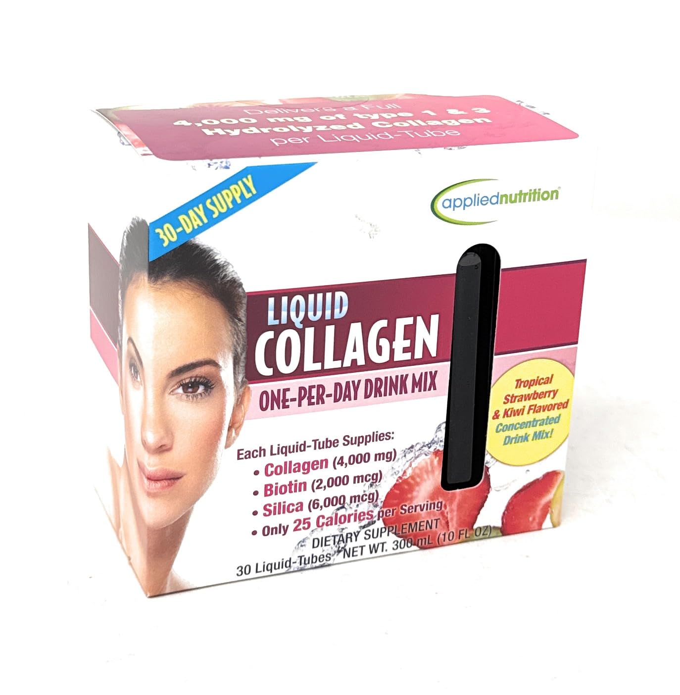 Applied Nutrition Liquid Collagen Skin Revitalization, Limited Value 1 Pack (30 Count Total)