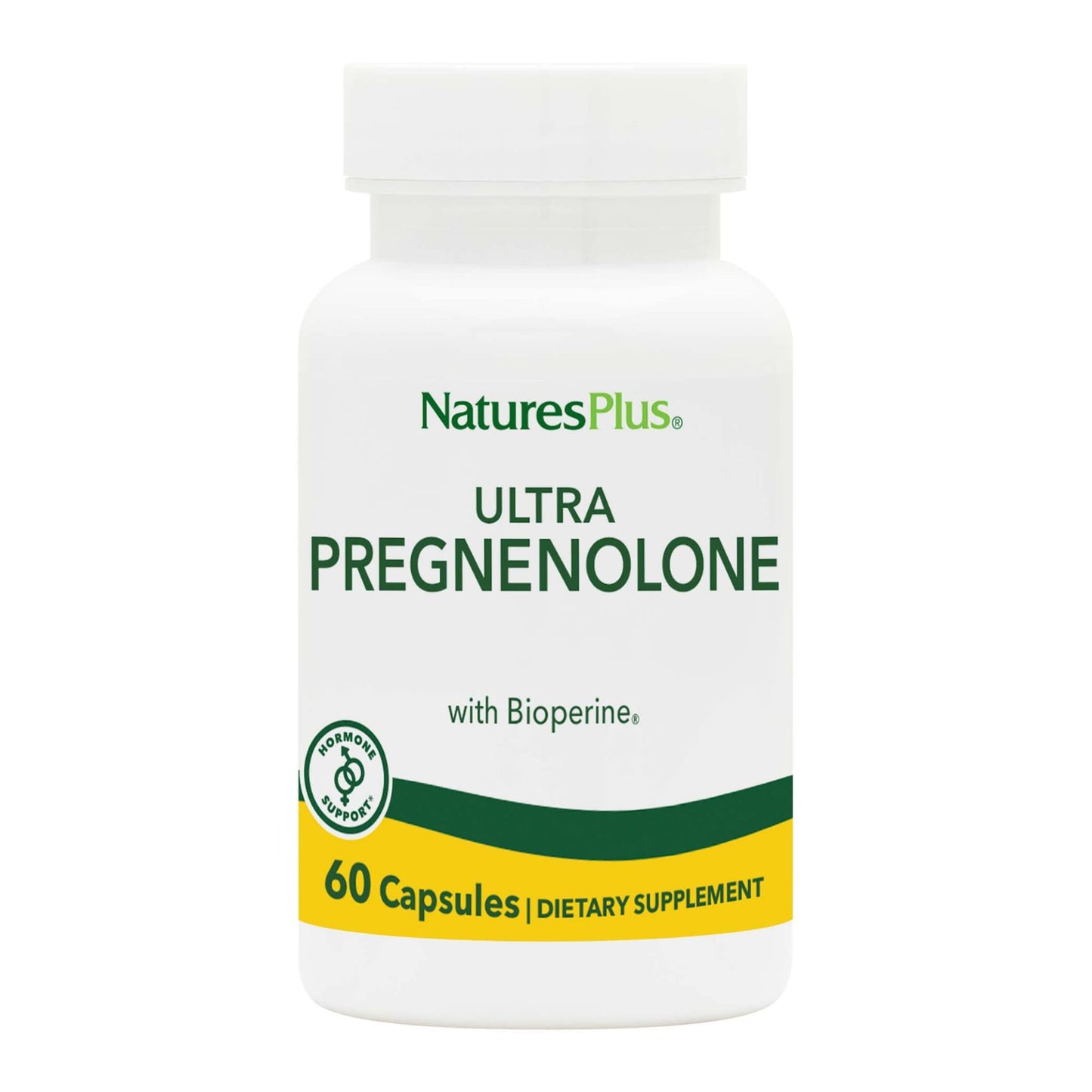 Natures Plus Ultra Pregnenolone - 60 Capsules - Promotes Overall Well-Being, Immune Support & Cognitive Function - 60 Servings