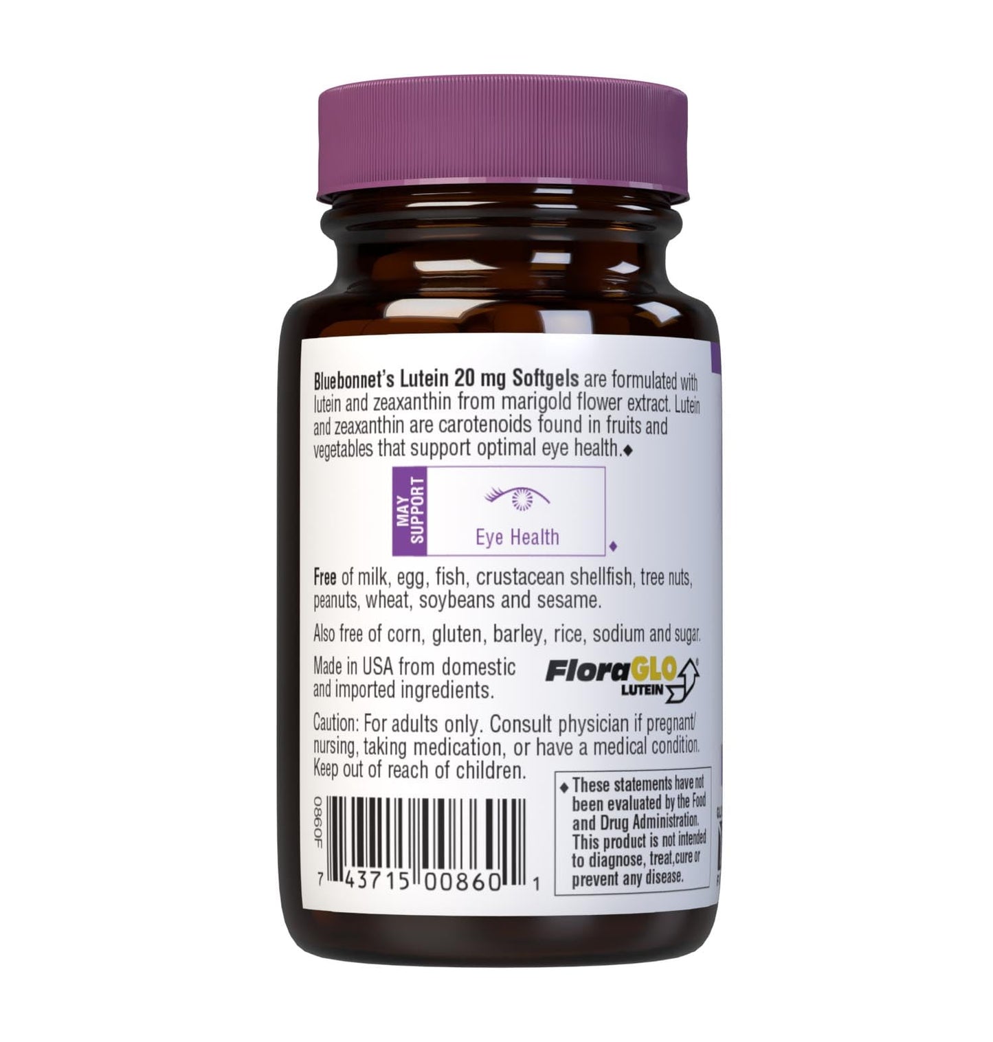 Pre-Order | Arrives in 5–10 Days – BLUEBONNET NUTRITION LUTEIN 20 mg