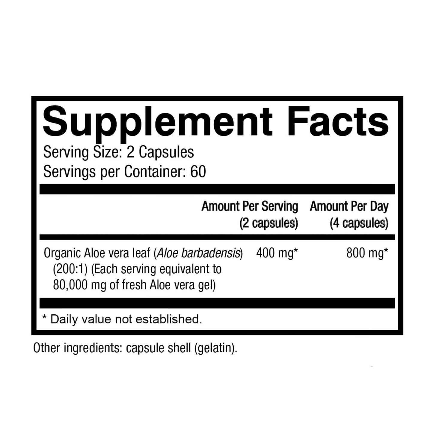 NatureCity True-Aloe Gut Health Support – 80,000mg Aloe Vera Gel Equivalent Per Serving – Organic Aloe Vera (120 Capsules) for Digestive, Skin & Joint Support | Small Easy-to-Swallow Pills