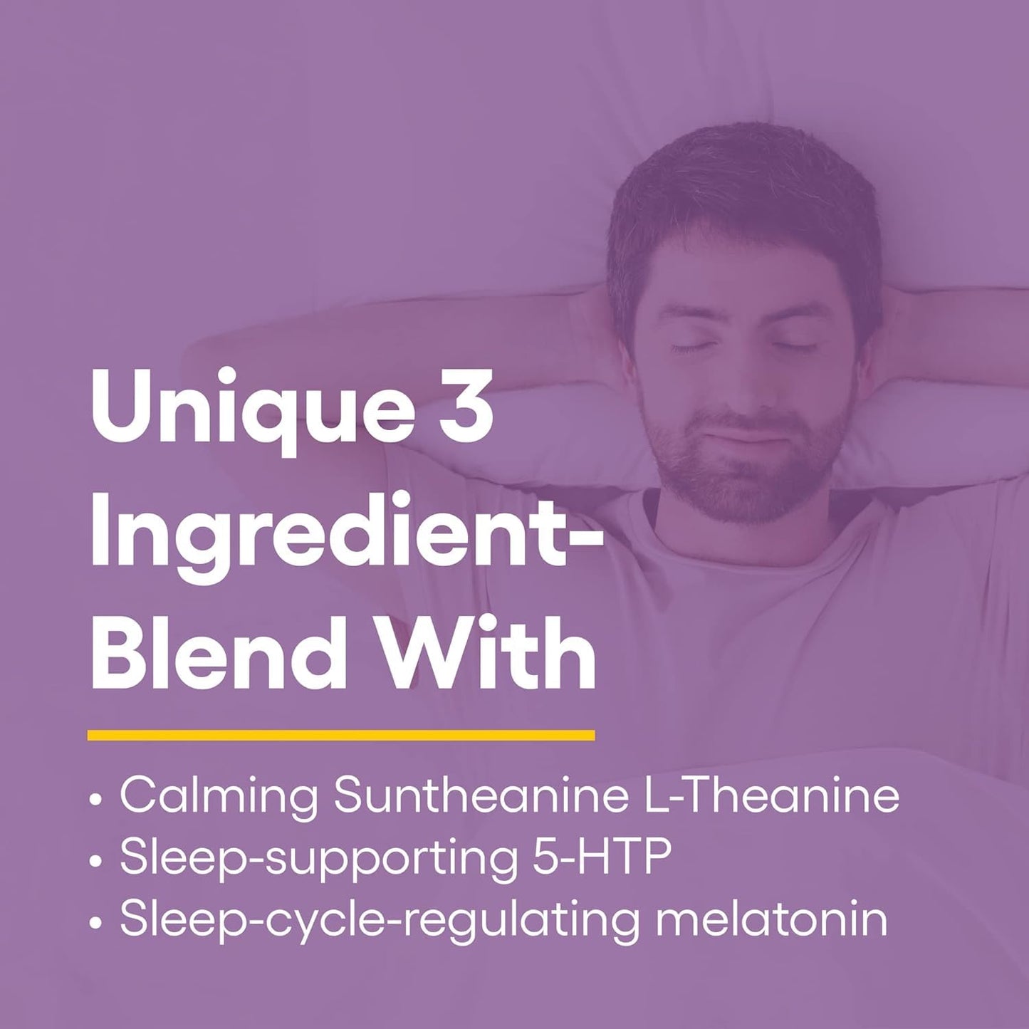 Natural Factors, Stress-Relax Tranquil Sleep Chewable, Supports the Full Sleep Cycle, 120 Count (Pack of 1)