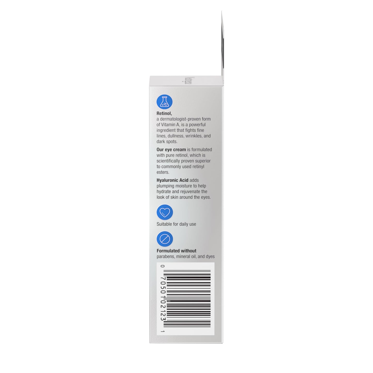 Neutrogena Rapid Wrinkle Repair Retinol Eye Cream for Dark Circles, Daily Anti-Aging Under Eye Cream with Retinol & Hyaluronic Acid to Fight Fine Lines, Wrinkles, & Dark Spots, 0.5 fl. oz