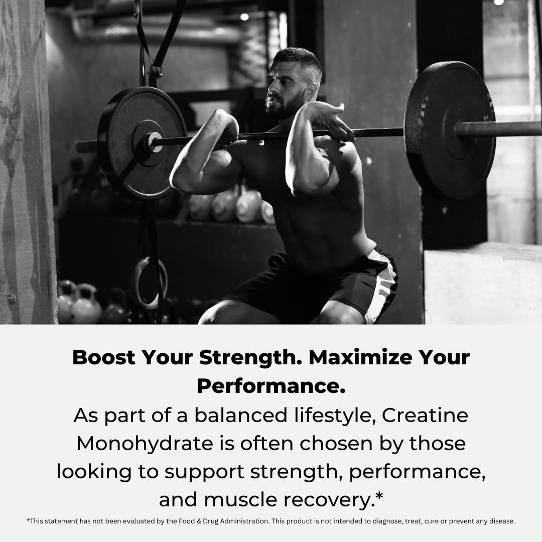 Paradise Creatine Monohydrate Powder - Micronized for Enhanced Absorption - Supports Muscle Building & Athletic Performance - 500g - 100 Servings