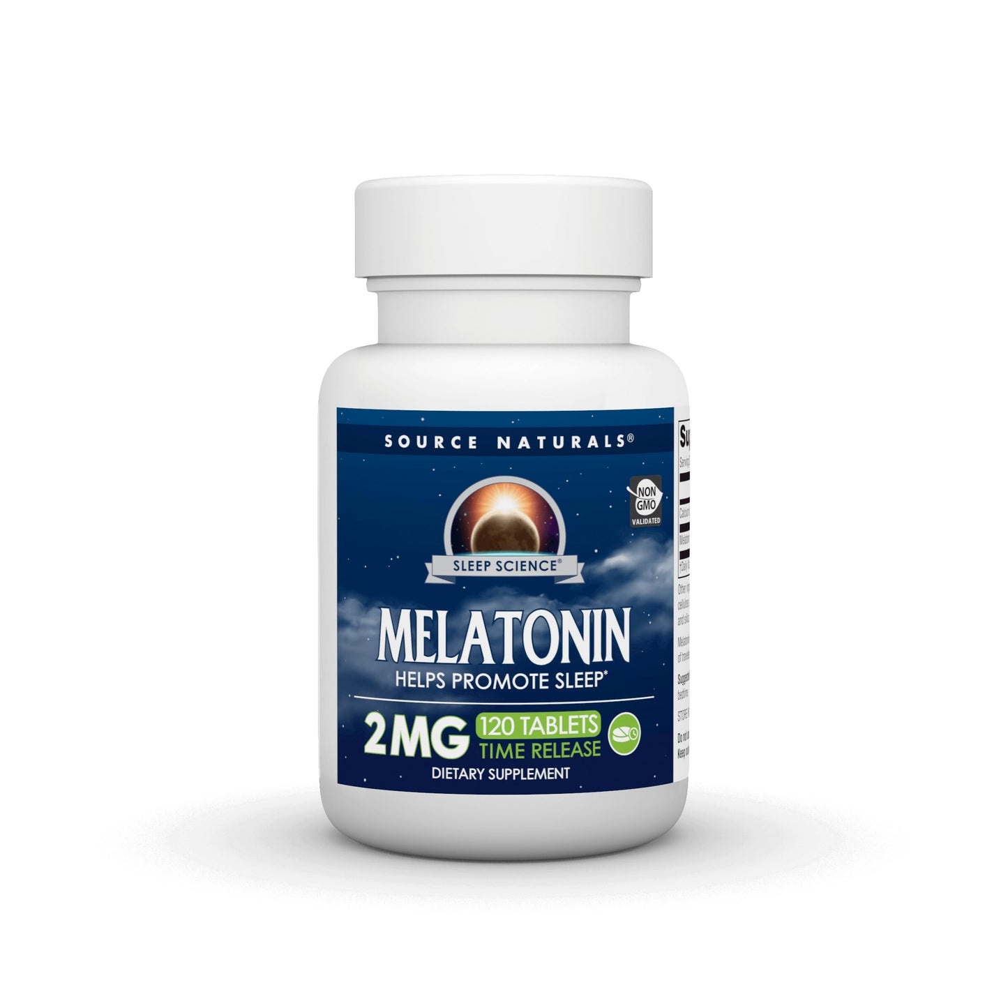 Pre-Order | Arrives in 5–10 Days – Source Naturals Time Released Melatonin 2 mg - 120 Time Release Tablets