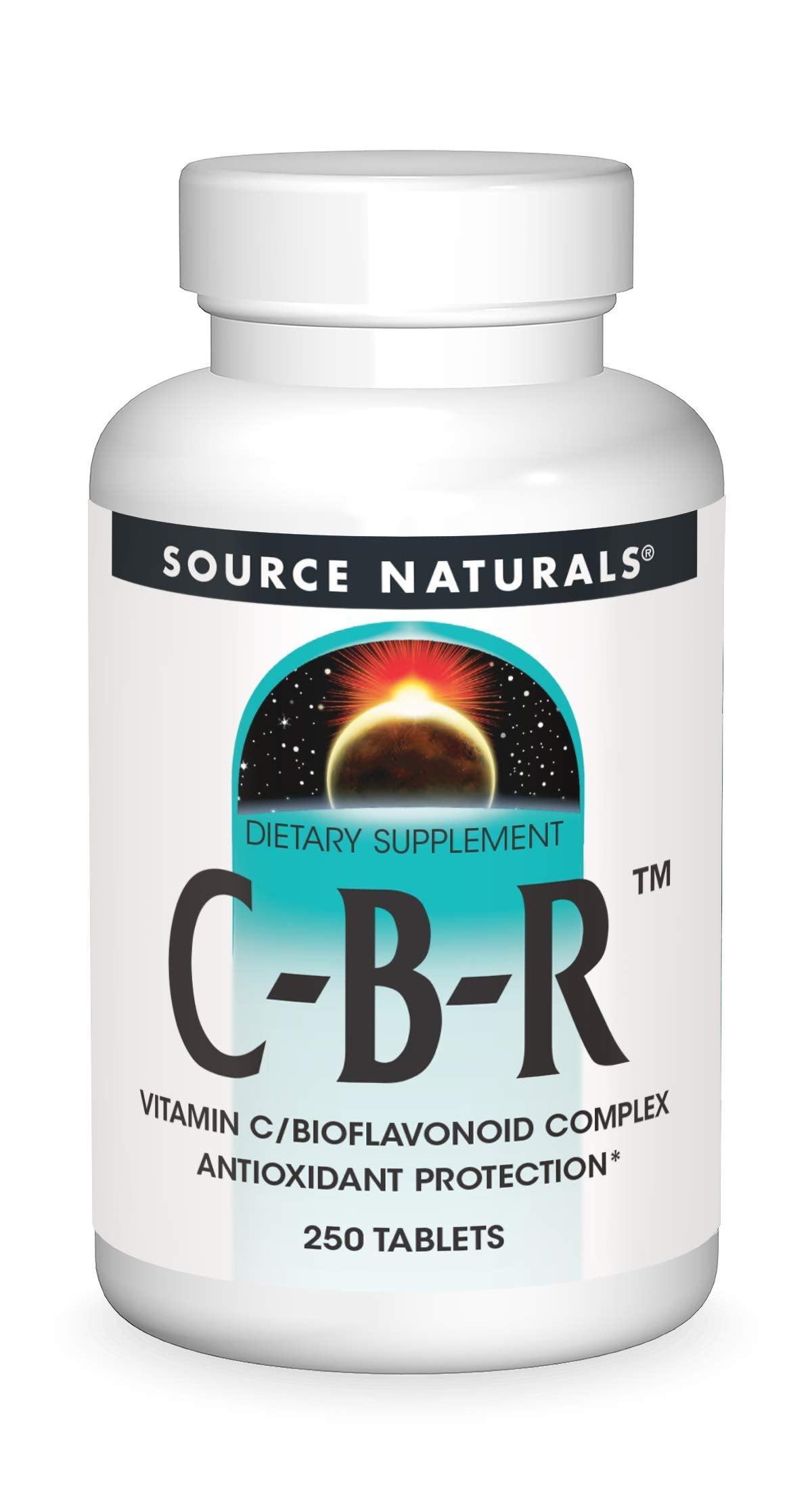 Pre-Order | Arrives in 5–10 Days – Source Naturals C-B-R - Vitamin C, Bioflavonoid Complex for Antioxidant Protection - 250 Tablets