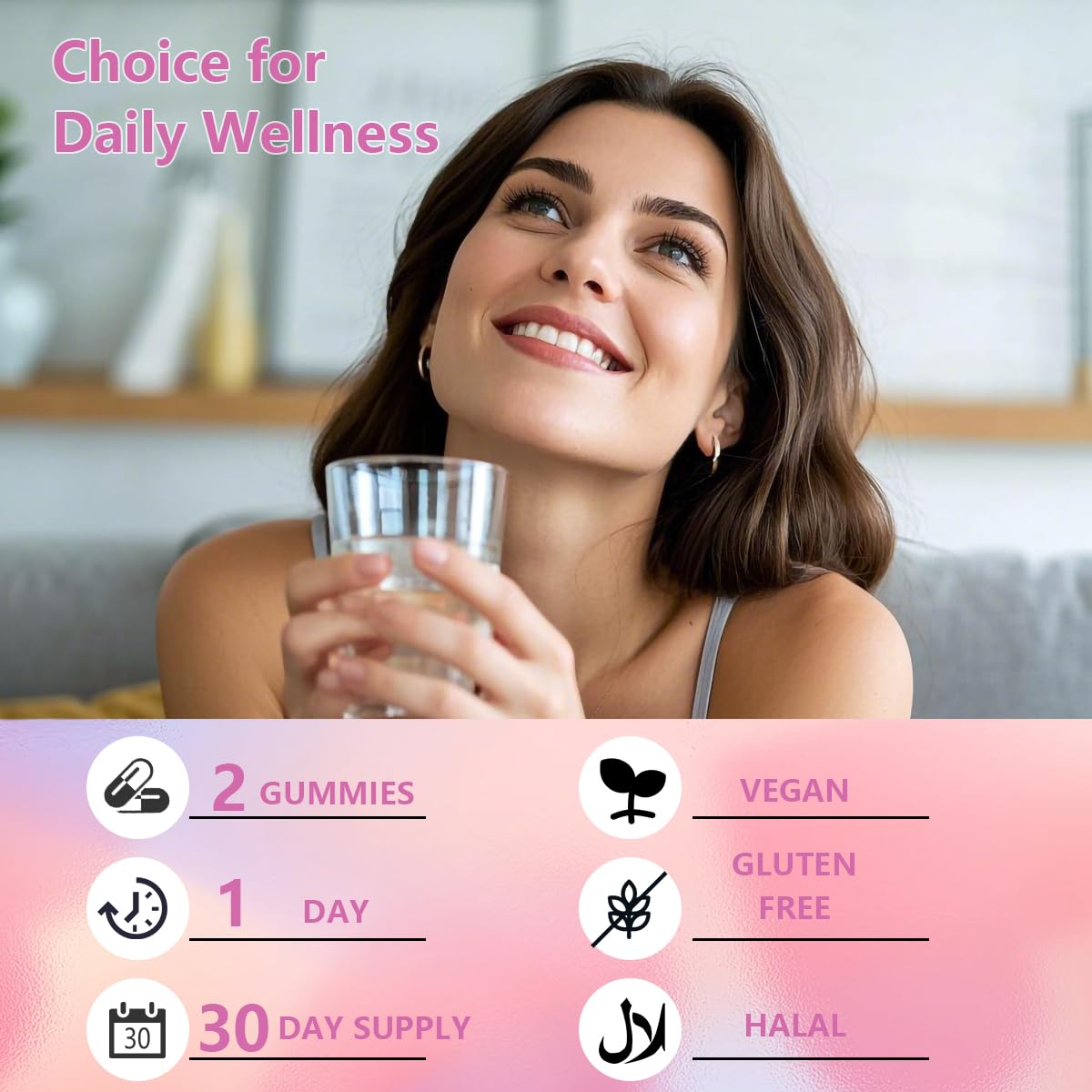 New Feminine PH Balance Gummies, Hawaiian Pineapple Flavor Health Wellness Support Vital Organic Feminine Gummies, Women's Health Supplement (120)