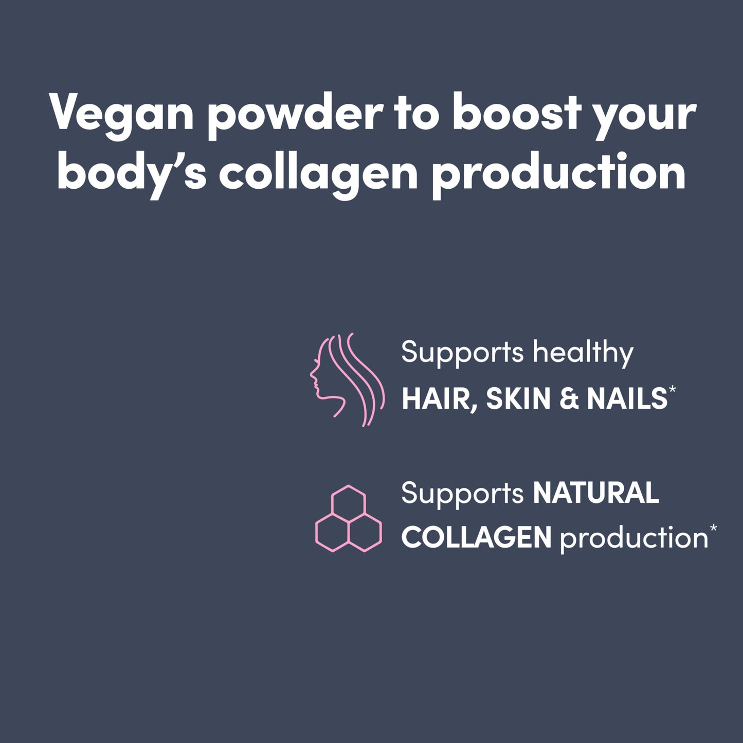 Neocell Vegan Beauty Builder Collagen Alternative; Plant-Based Vegan Collagen-Booster Supports Collagen Production; Hibiscus Flavored; 8 g Powder/Serv; 30 Servs; 8.5 Oz,*