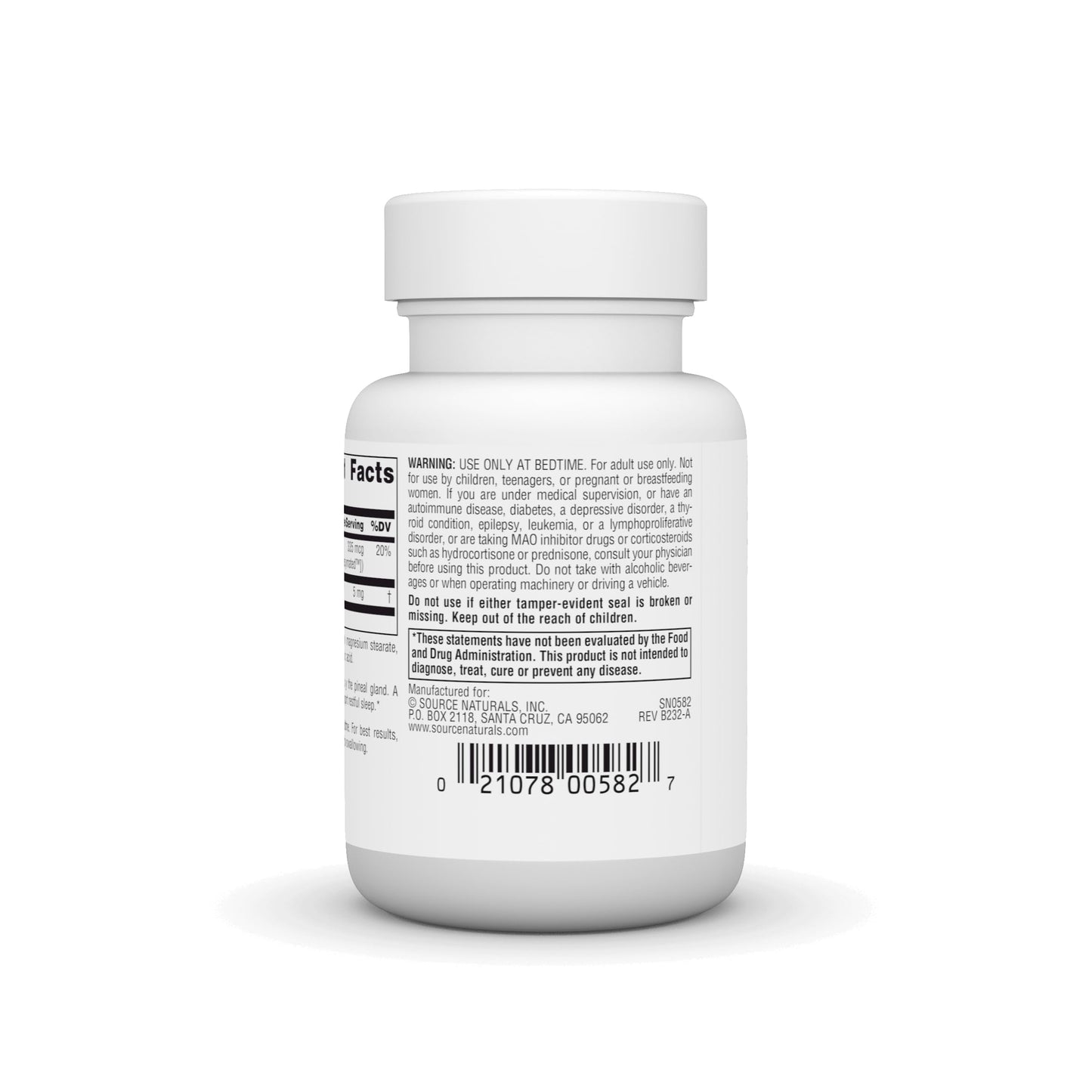 Pre-Order | Arrives in 5–10 Days – Source Naturals Melatonin 5 mg - 50 Peppermint Flavored Lozenges