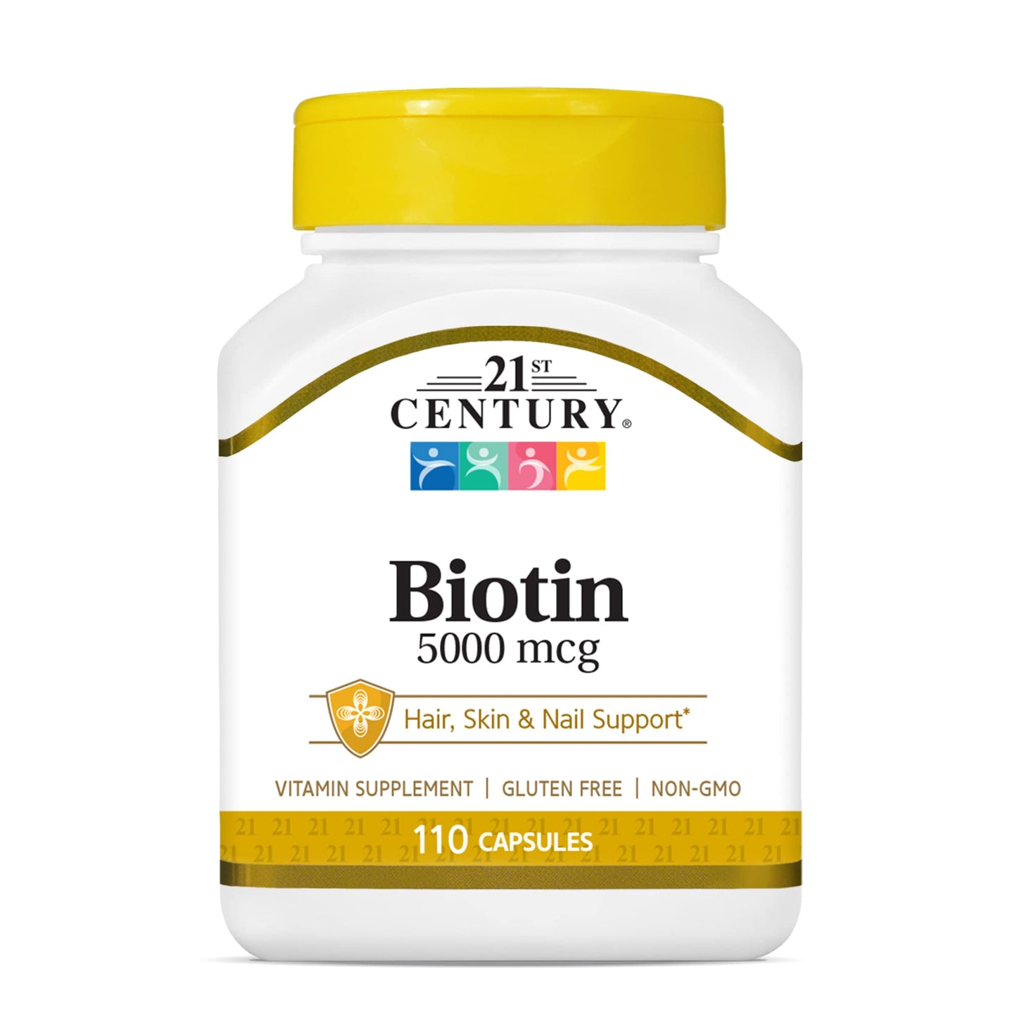 21st Century Biotin, 5,000 mcg, 110 Capsules