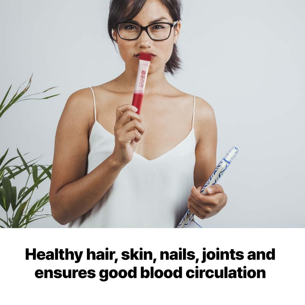 Kyung Nam Pharm LEMONA Official Kyul Collagen, Korean Collagen Peptides for Mothers Day Women 60 Stick(2g) with Vitamin C for Hair, Nail, Skin, Bone & Joint Health Low Molecular (500 mg, Lemon)